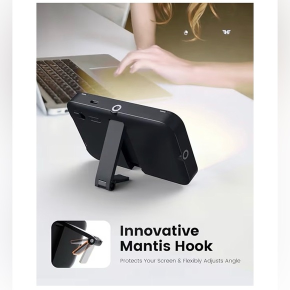 Selfie Light with Soft Diffuser & Built-in Stand 96 LED Rechargeable Clip Light - Picture 5 of 12